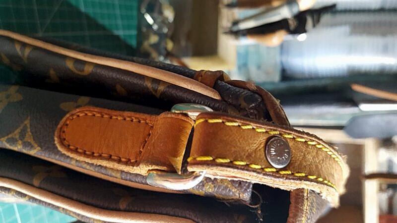 Louis Vuitton bag restored by Devon Leather Care