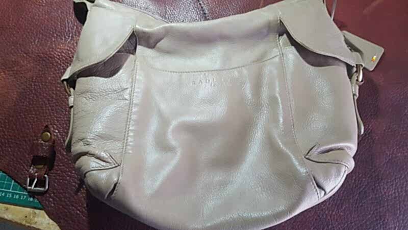 Radley leather handbag restored by Devon Leather Care