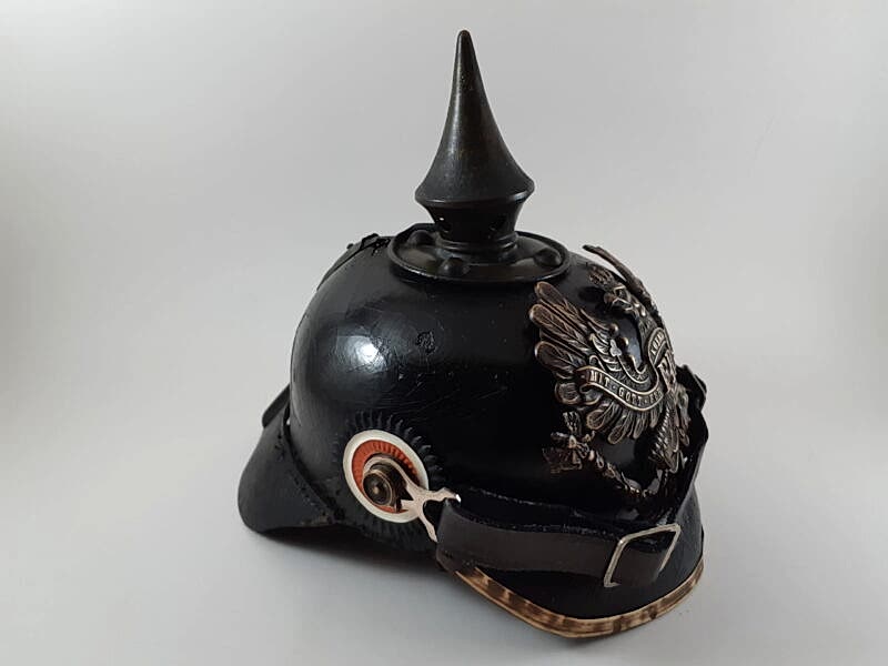 Leather helmet for restoration