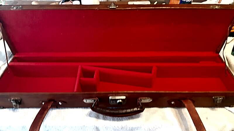 100 year old leather gun case - Devon Leather Care Renovation